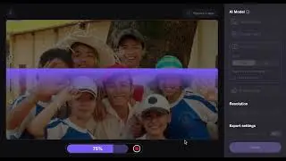 Use AI to restore old photo quality