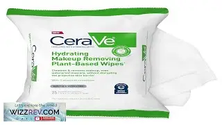 Салфетки для снятия макияжа CeraVe. Биоразлагаемые в компосте безводные салфетки для лица на раст...