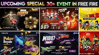 Upcoming Events in Free Fire 🤯🥳| Free Fire New Event | Ff New Event | New Event Ff
