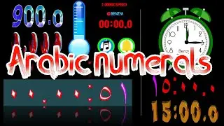 Rewind Tape  Arabic numerals 900 Seconds countdown timer alarm🔔