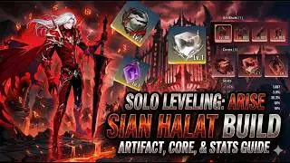 Sian Halat OP Build! 🔥 Best Artifacts & Stats |Solo Leveling Arise Hindi #sololevelingarise #gaming
