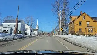 Pretty and sunny drive dodging potholes from KenWo to Kingsport, Nova Scotia, Canada