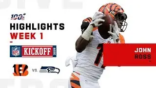John Ross' Big Day w/ 158 Yds & 2 TDs | 2019 NFL Highlights
