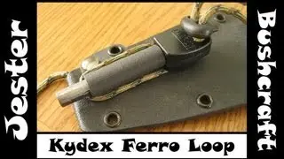 Bushcraft - Making A Kydex Ferro Rod Loop For A Sheath