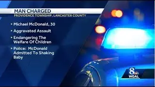 Police: Man charged after shaking baby, causing severe brain injury