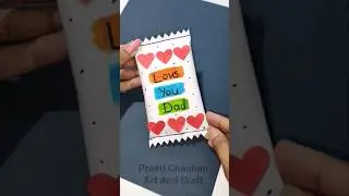 Father's Day Chocolate Gift Idea | Chocolate Gift Wrapping Idea | Father's Day Craft Easy #shorts
