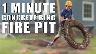 Easy Concrete Ring Fire Pit