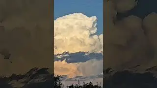 Desenvolvimento de uma comulunimbus #tornado #storm #weather