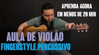 Aula de Violão Fingerstyle Percussivo [TUTORIAL - RIFF Flor de Lótus] - Jony Ken Ensina #1