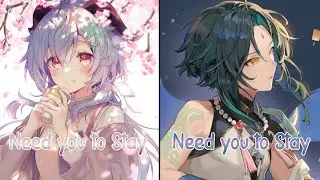 Nightcore - Stay (Switching Vocals) | Lyrics