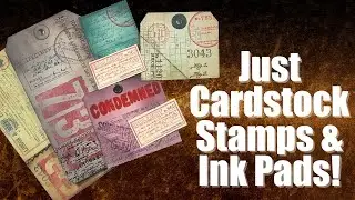 Making Ephemera For Mixed Media and Junk Journals Using Stamps and Inks