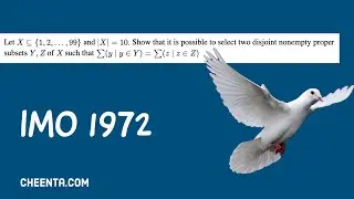IMO 1972 Problem 1 | Pigeon Hole Principle | Math Olympiad Combinatorics