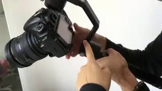 zhiyun CRANE+Canon60d+Sigma 24-70mm f/2.8 Balance tutorial智云云鹤调平教学完整版