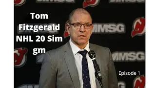Tom Fitzgerald NHL 20 Sim GM NJ devils Ep3: The 2021 season