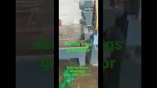 100-800kg per hour capacity Jumbo bags granulator