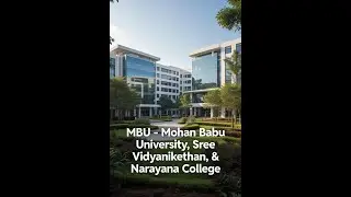 MBU   Mohan Babu University, Sree Vidyanikethan, & Narayana College