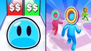 Layer Man vs Slime Run Race - Max Levels Unlocked Speedrun Gameplay