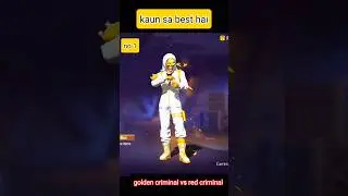 golden criminal vs red criminal kon best hai?#shortsvideo