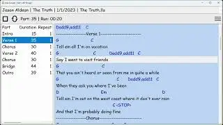 The Truth (Aldean) - Chords & Lyrics - Learn and Play Along