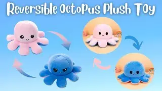 Reversible Octopus Plush Toy Two Sided Face Changing 😍 | Product Review | Wide Traders