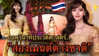 ต่างชาติตกตะลึง! แห่ชื่นชมLISAรัวคอมเมนต์อยากมาประเทศไทย🇹🇭😎🎉