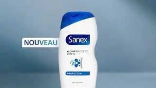 Nouveau gel douche Sanex BiomeProtect Protector, pour une peau plus r&eacute;sistante -15sec