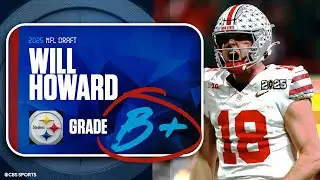 2025 NFL Draft Grades: Steelers receive 'B+' for selecting QB Will Howard at No. 185 overall