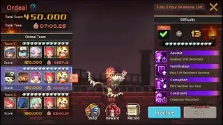 leewhat 450K Stage 13 Ordeal Wind Chaser December 2023 克魯賽德戰記  크루세이더퀘스트 Crusaders Quest