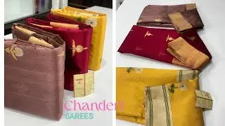 Chanderi handloom Sarees Pattu Soft Silk Sadi And Party Wear Haldi ke liye Saree #pattusarees 