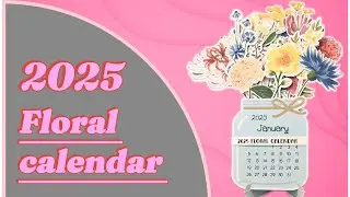 DIY|cute desk calendar|origami calendar for 2025#crafted aditi#calendar