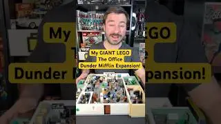 HUGE LEGO The Office Dunder Mifflin Custom Expansion!