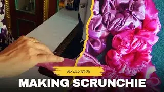 How to make oversize Scrunchie / Big XL Giant Scrunchie. . . . . . . . . .