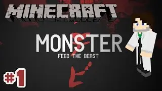 Minecraft FTB Monster SMP - Ep 1 - Mining Base Mountain