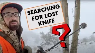 METAL DETECTING FOR LOST KNIFE