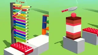 Slice it All! 🔥❤️&zwj;🔥👩&zwj;❤️&zwj;💋&zwj;👨 Very Satisfying And Relaxing ASMR Slicing Game