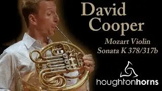 David Cooper Performs Mozart Violin Sonata K 378 - Farewell Dallas 2017 Recital