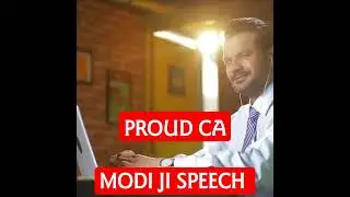 MODI ABOUT CA GREATNESS | CA LATEST WHATSAPP STATUS HAPPY #CA DAY
