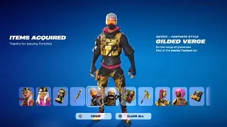 HOW TO GET GILDED VERGE SKIN IN FORTNITE!