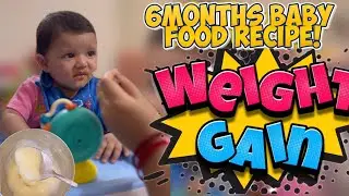 6months baby weight gain food recipe 😋| first solid food for 6months baby #weightgain #recipe 