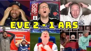 BEST COMPILATION | EVERTON VS ARSENAL 2-1 | LIVE REACTIONS ARS FANS CHANNEL