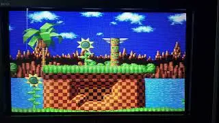 Sony KD-34XBR960N 240p Test Suite Scroll Test