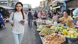 Best CAMBODIAN Street Food 2026 - Walking Tour @ Toul Tom Poung Food Market, Phnom Penh City