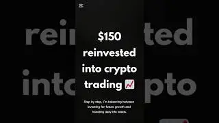 Day 19: $220 withdrawal from DDI $150 reinvested into crypto 📈#debtfreejourney #CryptoTrading #DDI