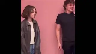 Emma Myers dancing backstage at the FR Conventions 2023
