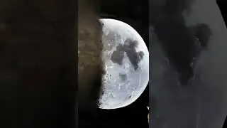 Realistic MOON painting 🌓🖌️🎨 #painting #easy #art  #viralart #satisfying #artist #moon #trending