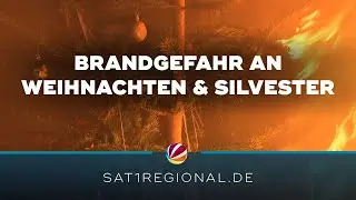 Weihnachtskerzen und Silvesterfeuerwerk: Feuerwehr Hamburg klärt über Gefahren auf