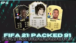 FIFA 21. FUT: WE PACKED 91 RATED MARADONA!!! EP 5.