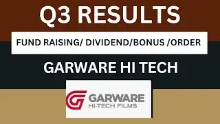 garware hitech Q3 Results 2025 | garware hi tech Results Today | garware hi tech Share Latest News