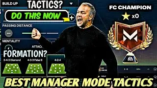 /Manager Mode Tactics!! All Time Best Tactics to win Every match+Best Formation Great tips/#ea #fc 