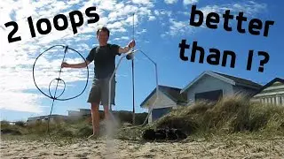 Tests with magnetic loops 2: Gain from two loops